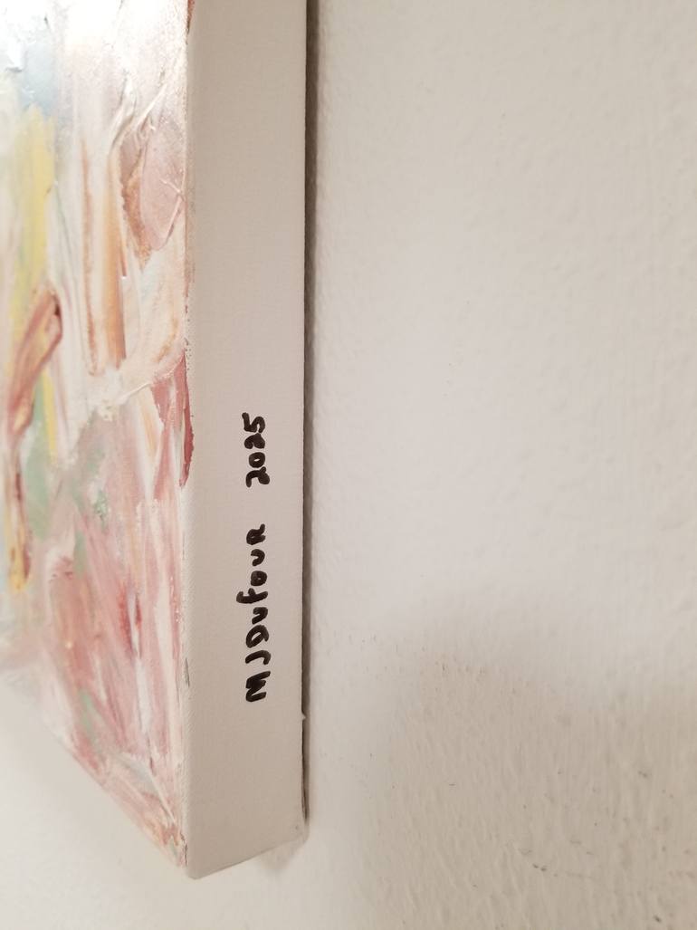 Original Abstract Expressionism Abstract Painting by Monique J Dufour