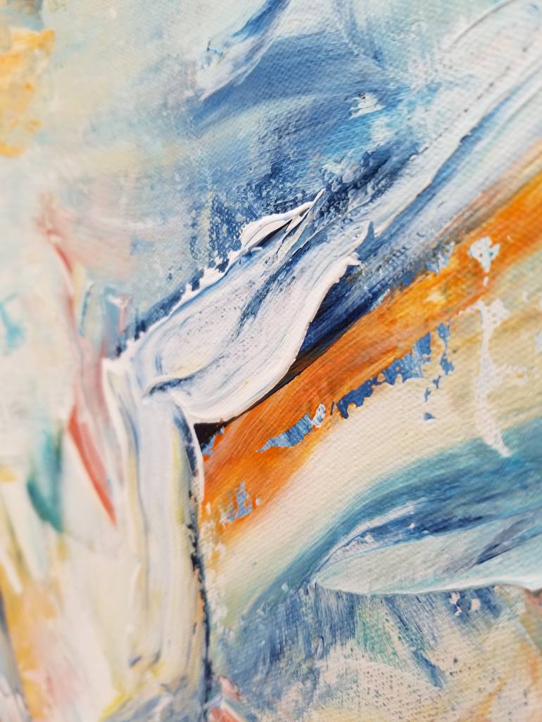 Original Abstract Expressionism Abstract Painting by Monique J Dufour