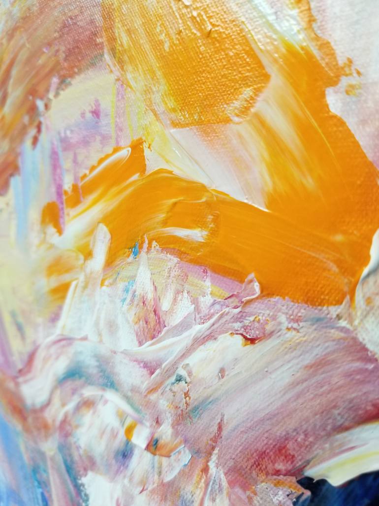 Original Abstract Expressionism Abstract Painting by Monique J Dufour