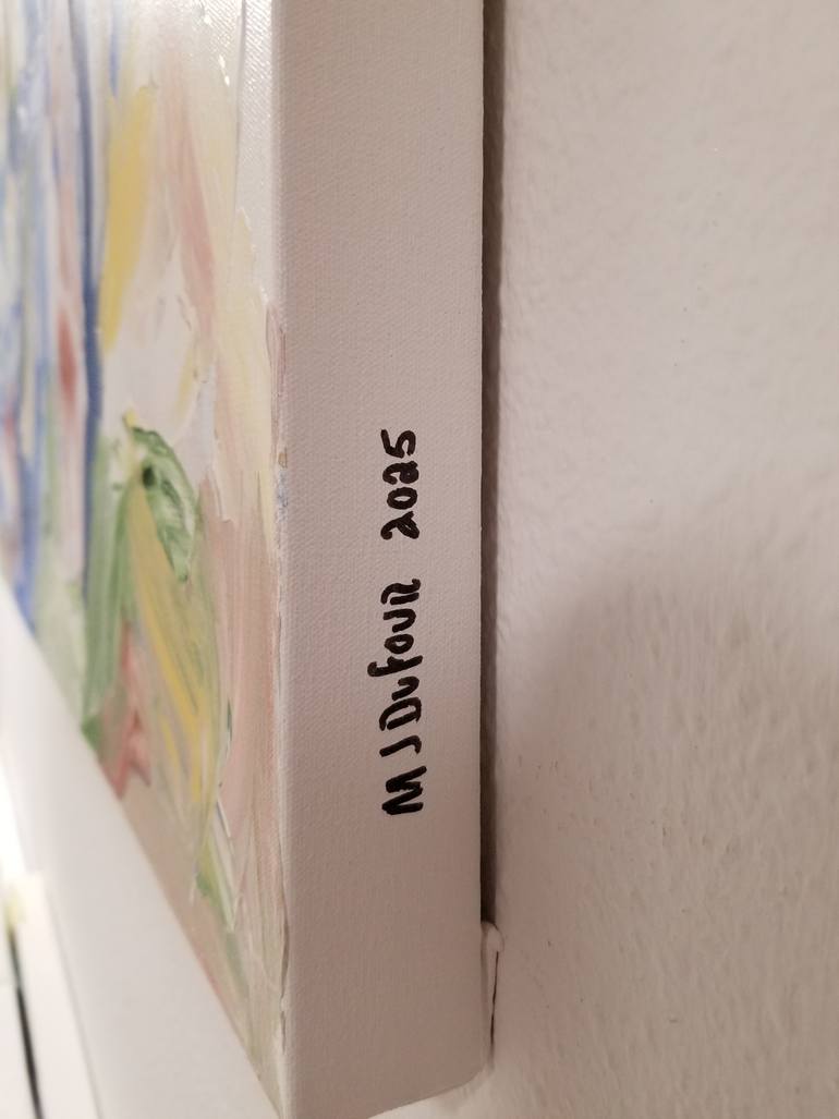 Original Abstract Expressionism Abstract Painting by Monique J Dufour