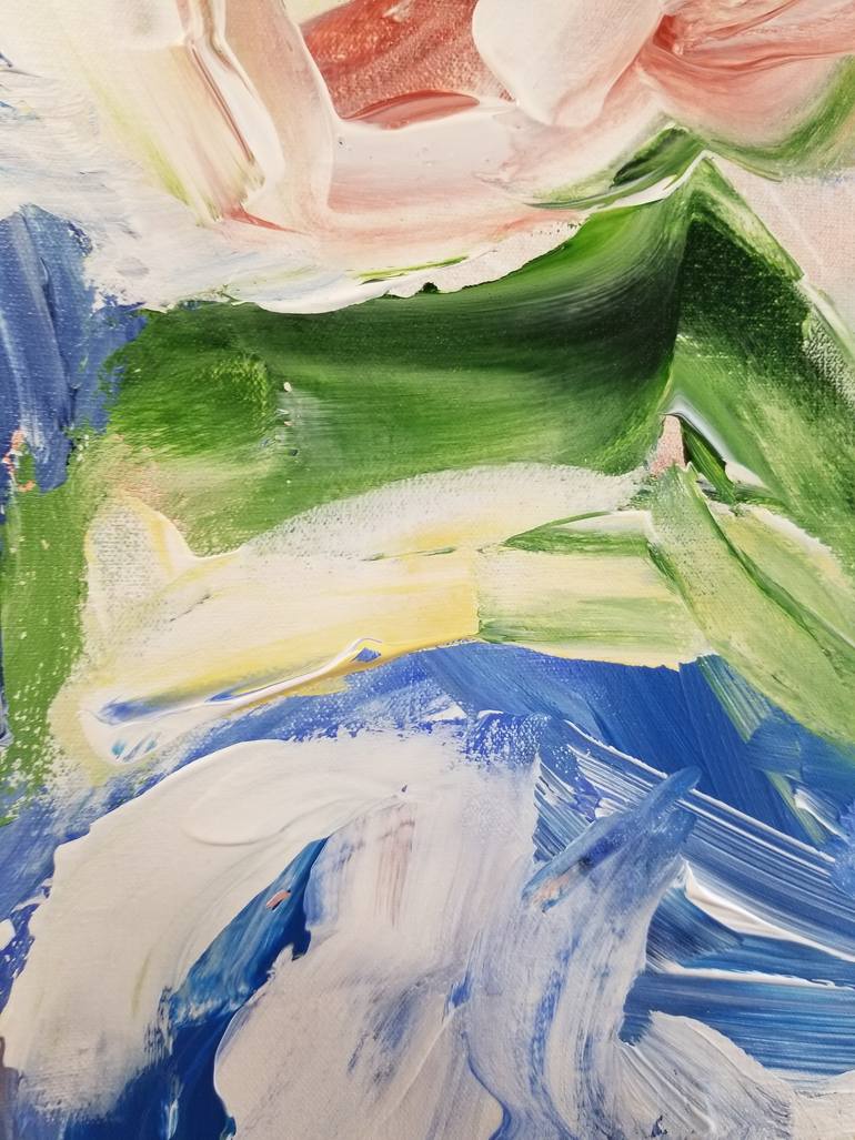 Original Abstract Expressionism Abstract Painting by Monique J Dufour