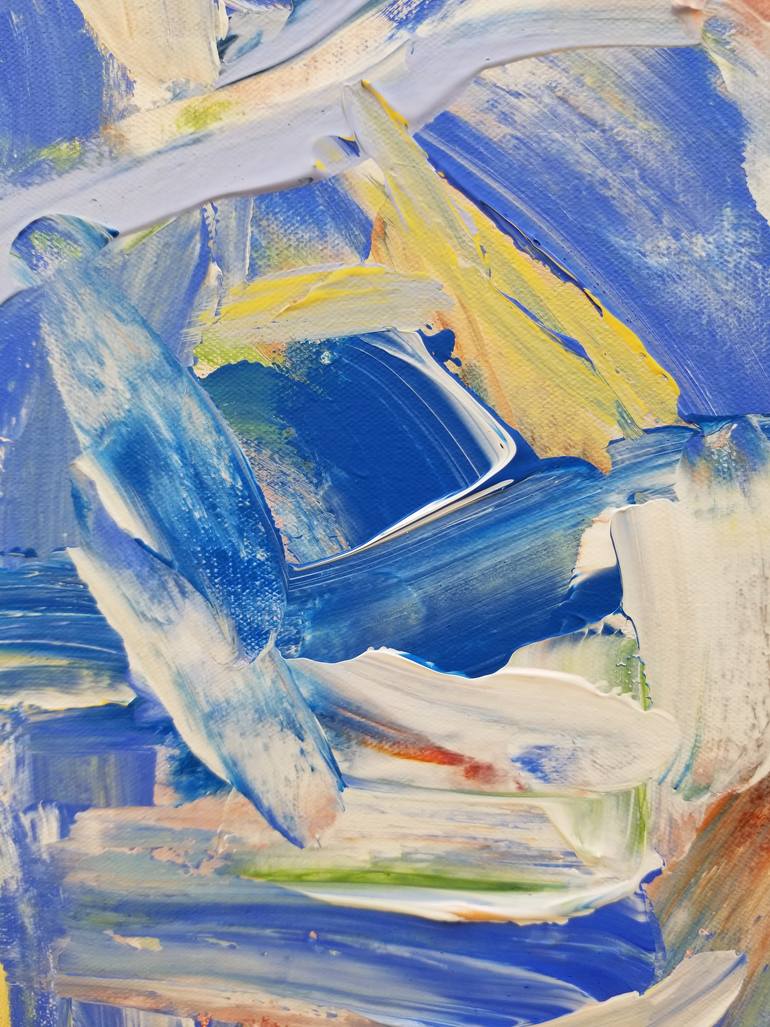 Original Abstract Expressionism Abstract Painting by Monique J Dufour