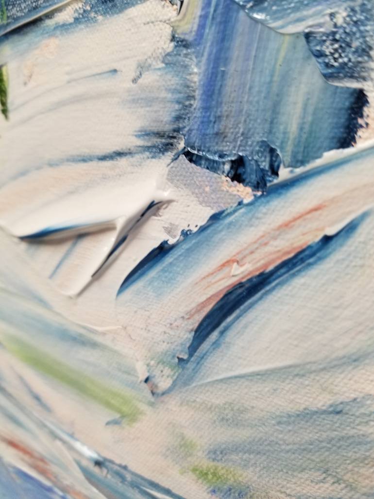 Original Abstract Expressionism Abstract Painting by Monique J Dufour