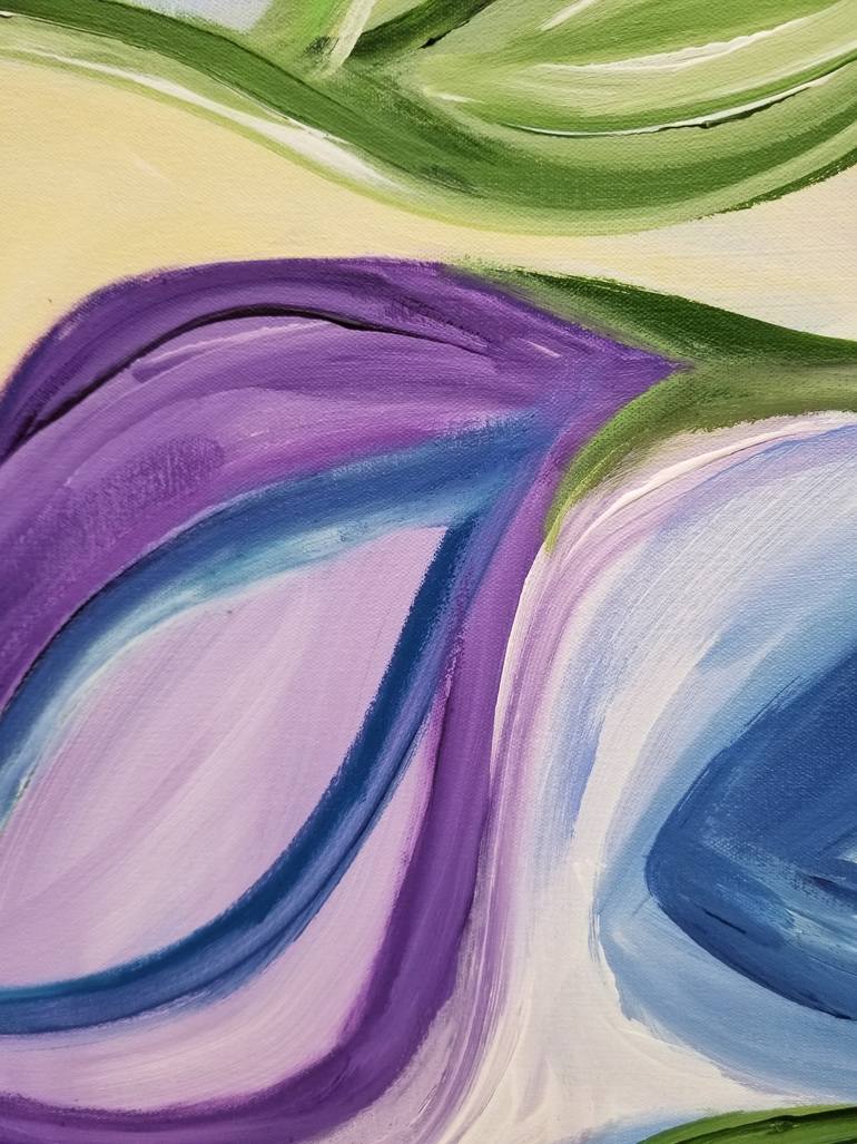 Original Modernism Abstract Painting by Monique J Dufour