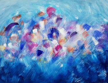 Print of Impressionism Abstract Paintings by Monique J Dufour