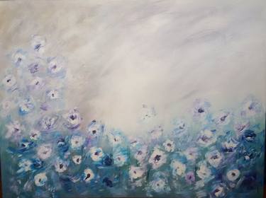 Print of Abstract Floral Paintings by Monique J Dufour