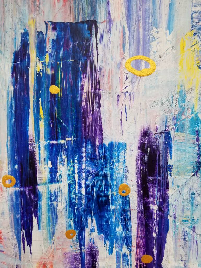 Original Abstract Painting by Monique J Dufour