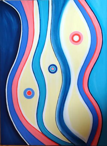 Original Abstract Paintings by Monique J Dufour