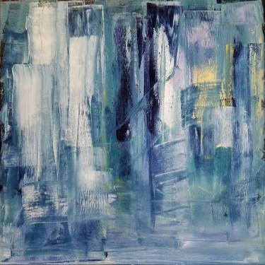 Original Abstract Expressionism Abstract Paintings by Monique J Dufour