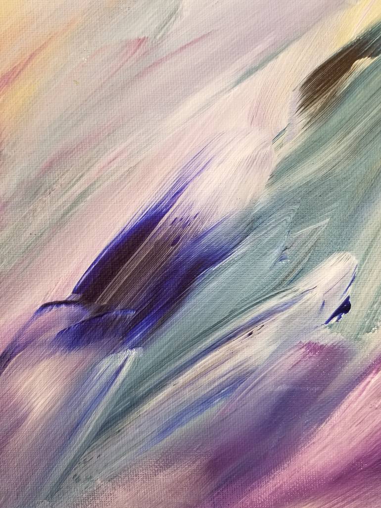 Original Abstract Expressionism Abstract Painting by Monique J Dufour