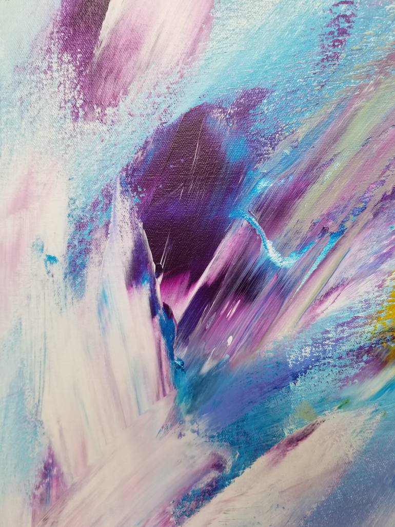 Original Abstract Expressionism Abstract Painting by Monique J Dufour