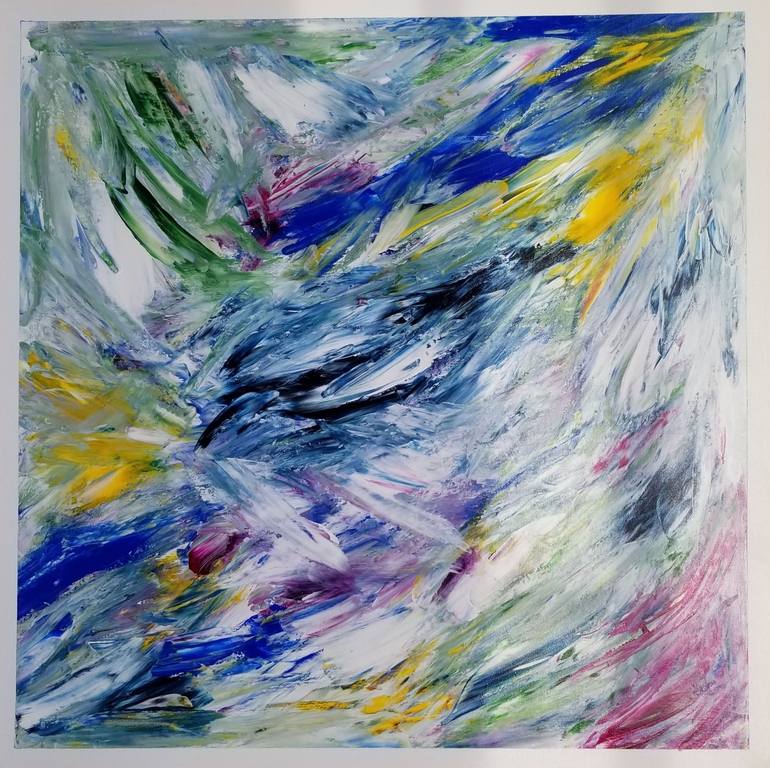 Original Abstract Painting by Monique J Dufour