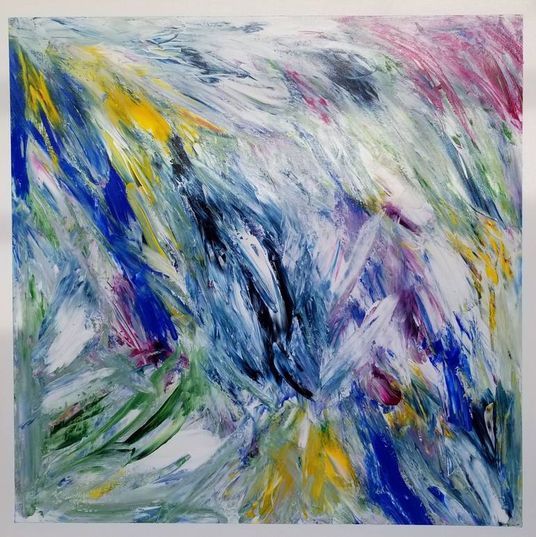 Original Abstract Painting by Monique J Dufour