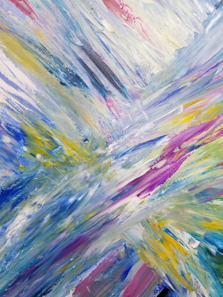 Original Abstract Painting by Monique J Dufour