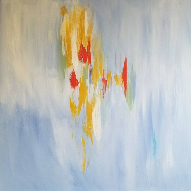 Original Impressionism Abstract Painting by Monique J Dufour