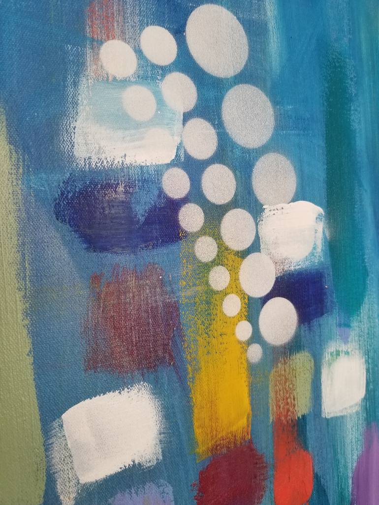 Original Modernism Abstract Painting by Monique J Dufour