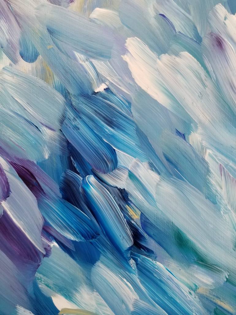 Original Impressionism Abstract Painting by Monique J Dufour