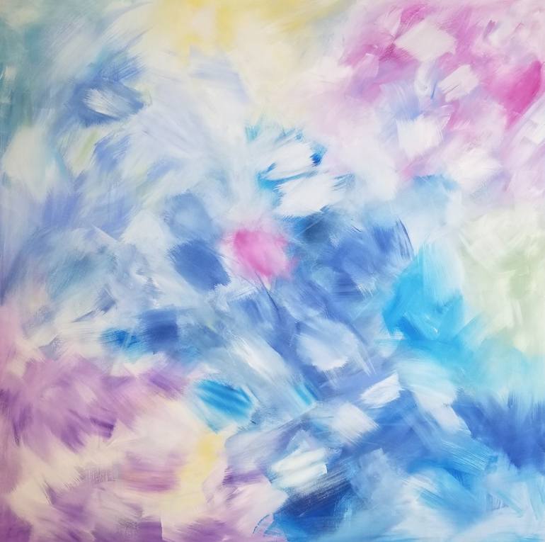 Original Impressionism Abstract Painting by Monique J Dufour