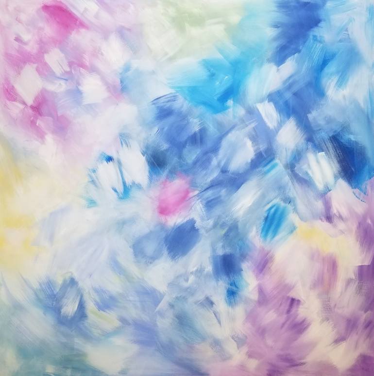 Original Impressionism Abstract Painting by Monique J Dufour