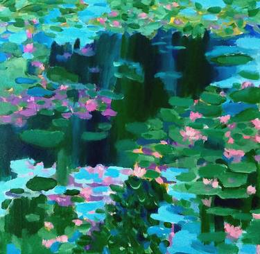 "Water lilies No.8" series "Daydreaming" thumb