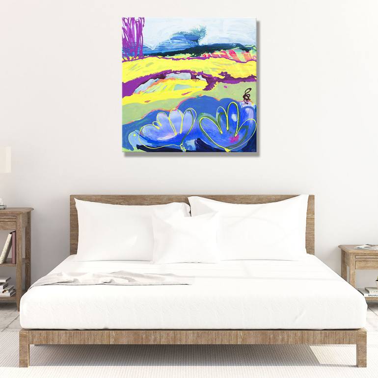 Original Abstract Landscape Painting by Suzie Cumming