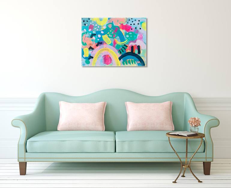 Original Abstract Painting by Suzie Cumming