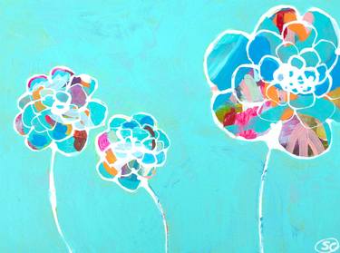 Original Floral Paintings by Suzie Cumming