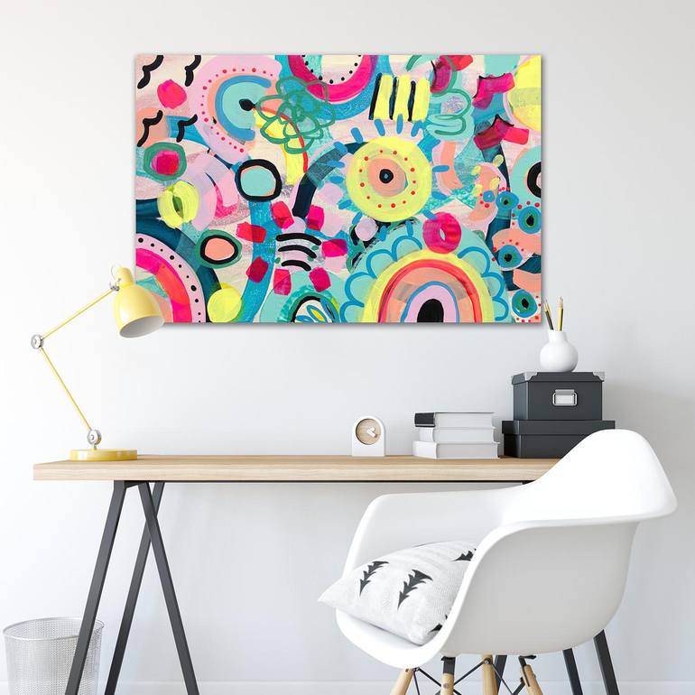 Original Abstract Painting by Suzie Cumming