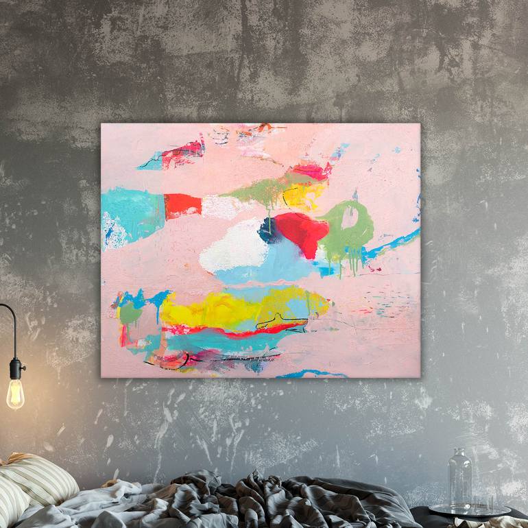 Original Abstract Expressionism Abstract Painting by Suzie Cumming