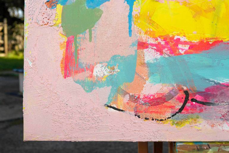 Original Abstract Expressionism Abstract Painting by Suzie Cumming