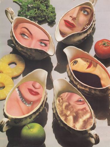 Original Dada Celebrity Collage by ben stainton