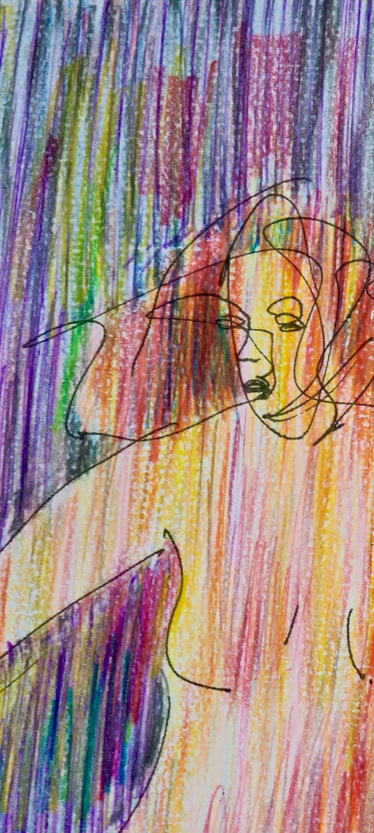 Original Other Nude Drawing by Petros Martin