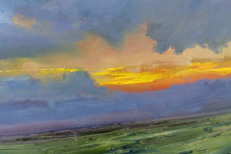 Original Impressionism Landscape Painting by John Halliday