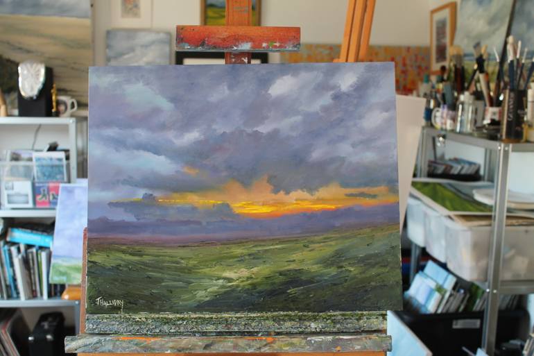 Original Impressionism Landscape Painting by John Halliday