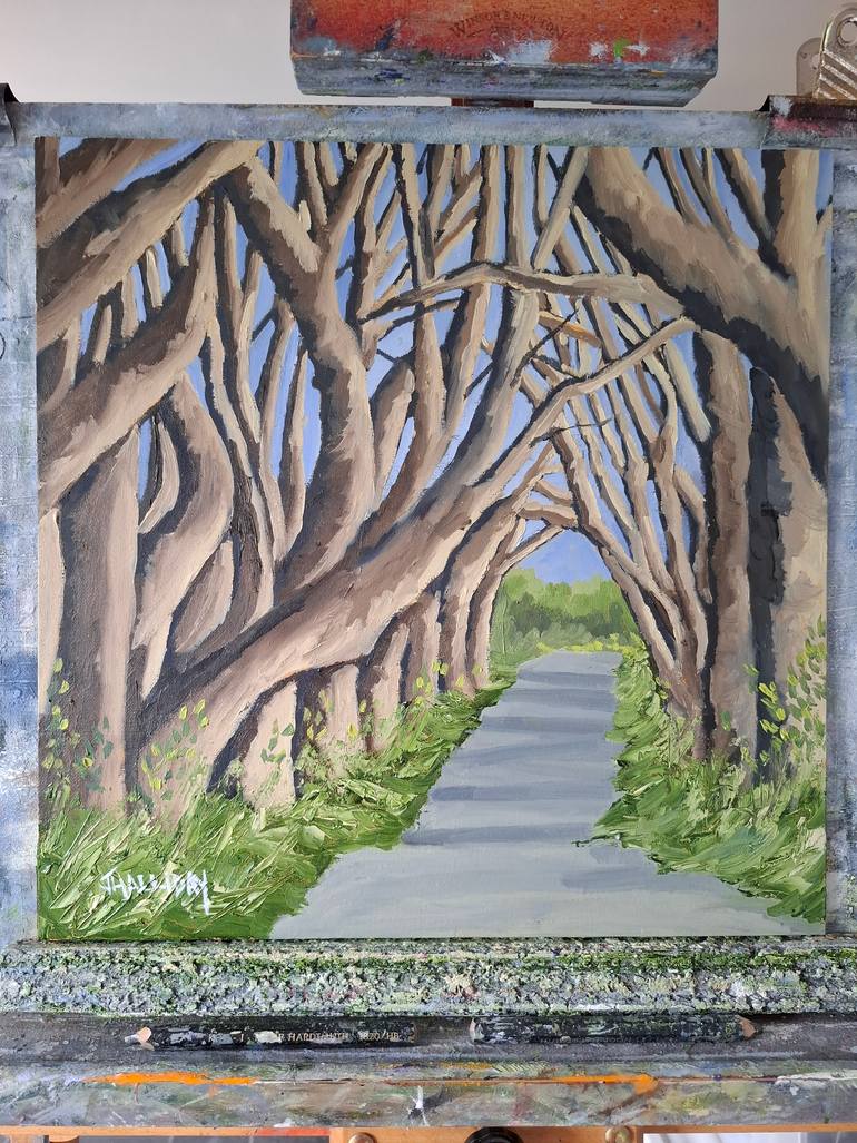 Original Impressionism Landscape Painting by John Halliday