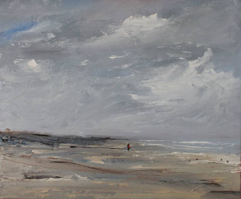 Even on a stormy day Painting by John Halliday | Saatchi Art