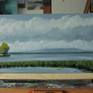 An impressionist painting across Lough Neagh Ireland, the lough is close to my home and provides a beautiful subject for painters and photographers. This view across the lough caught my attention, with the wide stretch of water beyond the reeds and on solitary tree breaking the horizon.

The painting is oil on canvas and measures 24 x 12 x 0.5 ins, unframed. Certificate of authenticity included.

Packaging - painting will be wrapped in acid free tissue, bubble wrap and protected by board front and back.