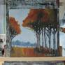 An impressionist painting of trees as they take on their autumn colours.

Oil paint with brush and palette knife on canvas , 16 x 16 ins unframed.

Certificate of authenticity included.

Packaging - painting will be wrapped in acid free tissue, bubble wrap and protected by board front and back.