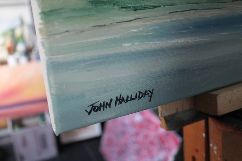 Original Impressionism Landscape Painting by John Halliday