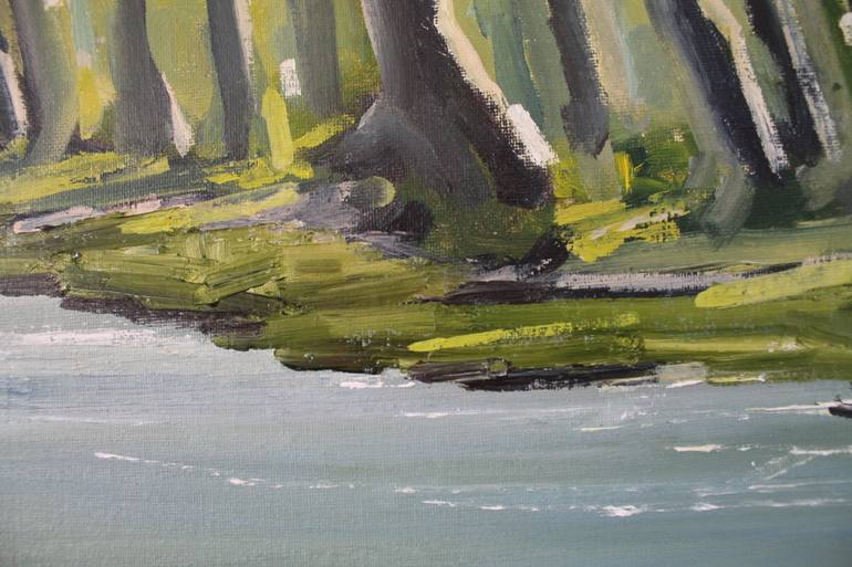 Original Impressionism Landscape Painting by John Halliday
