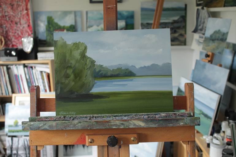 Original Impressionism Landscape Painting by John Halliday