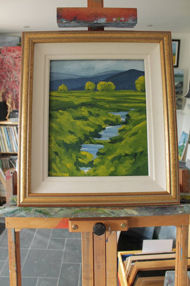 Original Impressionism Landscape Painting by John Halliday