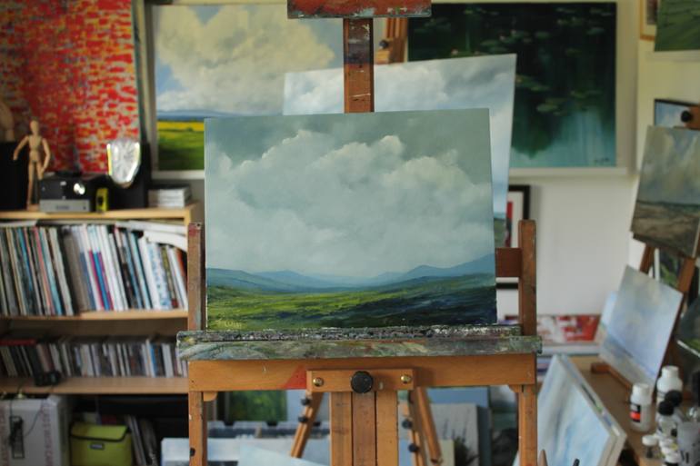 Original Impressionism Landscape Painting by John Halliday