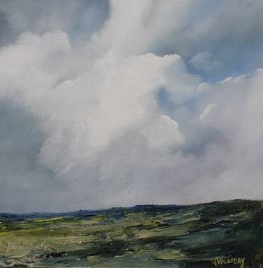 Clouds over the fields, Irish Landscape thumb