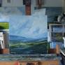 on my easel