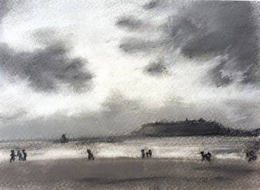 Print of Impressionism Beach Drawings by nilpa jha