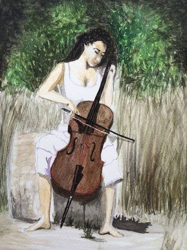 Print of Music Paintings by nilpa jha
