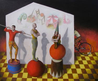 Print of Surrealism Performing Arts Paintings by Alejandro Arrepol
