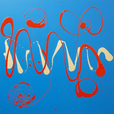 Original Fine Art Abstract Painting by Catherine Hollens