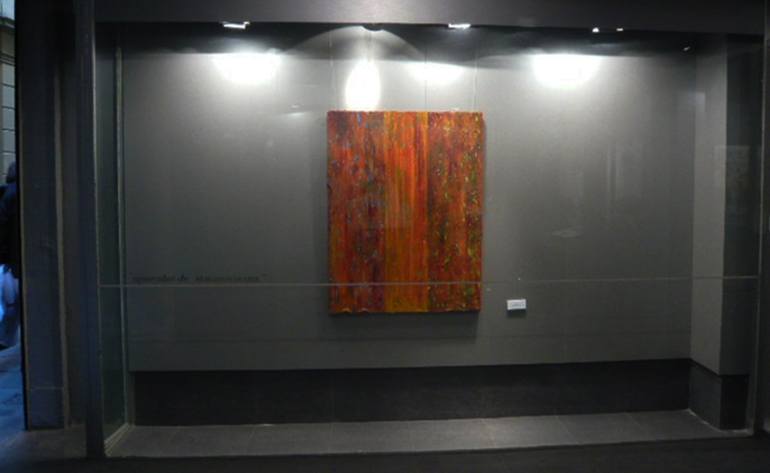 Original Abstract Expressionism Abstract Painting by Arribas - Forcada